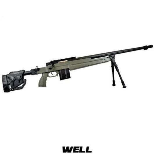 WELL SPRING RIFLE SNIPER TACTICAL TYPE 1 OLIVE DRAB - VERT (MB4415V)