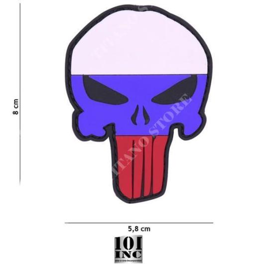 PATCH 3D PVC PUNISHER RUSSIE 101 INC (444130-5297)
