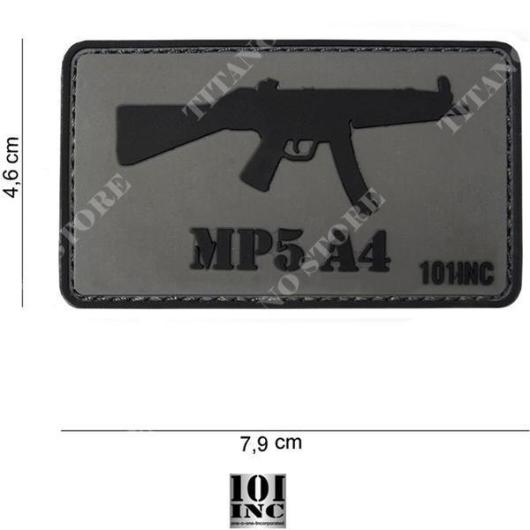 Patch 3d pvc mp5 a4 101 inc (444130-3764): Patch for Softair