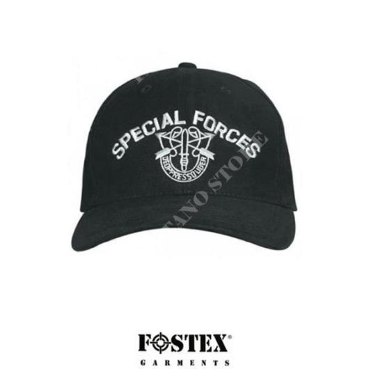 BASEBALL CAP SPECIAL FORCE SCHWARZES FOSTEX (215150-218-BK)
