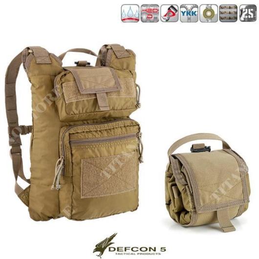 ROLLY POLLY COYOTE TAN DEFCON 5 BACKPACK (D5-345 CT)