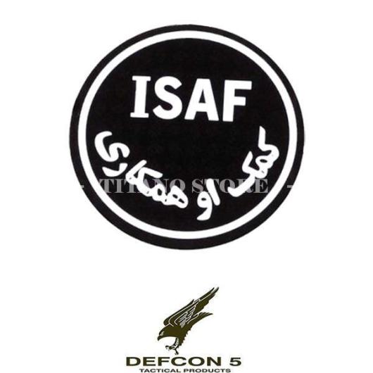 ÉCUSSON LOGO ISAF DEFCON 5 INFRAROUGE (D5-FLAG-00232)