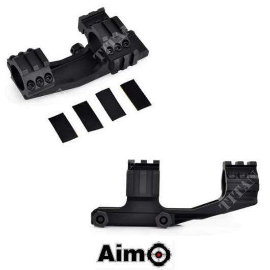 TRI-SIDE CANTILEVER FOR 25.4MM BLACK AIMO SCOPE (AO 9004-BK)