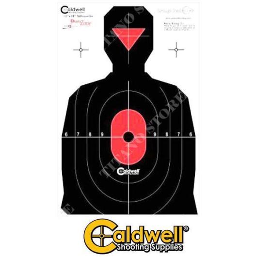 25 CALDWELL DUAL ZONE SILHOUETTE TARGETS (CLD-280341)