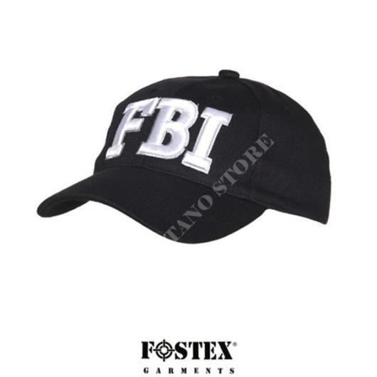 FBI BLACK FOSTEX BASEBALL CAP (215151-276-BK)