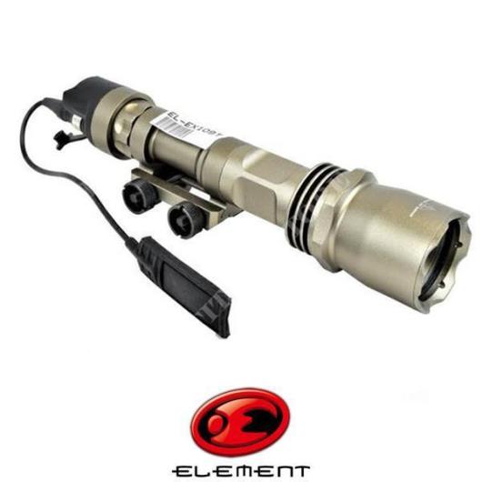 TORCHE M961 LED AVEC ATTAQUE D&#39;ÉLÉMENT RIS TAN (EL-EX109T)