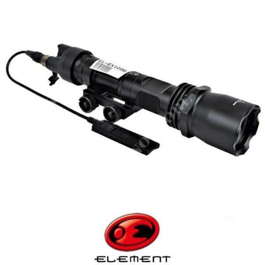 M961 LED TORCH WITH RIS ATTACK BLACK ELEMENT (EL-EX109B)