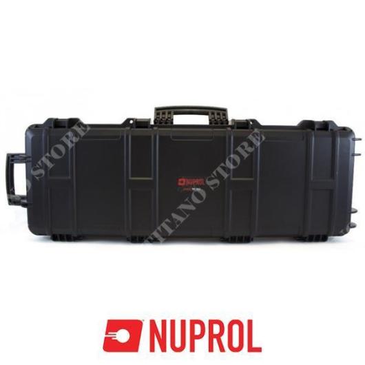 LARGE TACTICAL PVC CASE WITH RUBBER WHEELS INJECTION BLACK PNP VERSION NUPROL (NHC-04-BLK)