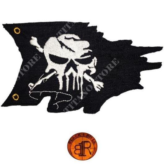 JOLLY ROGER PIRATES OFFICE EQ BR1 FLAG EMBROIDERED PATCH (PRC011)