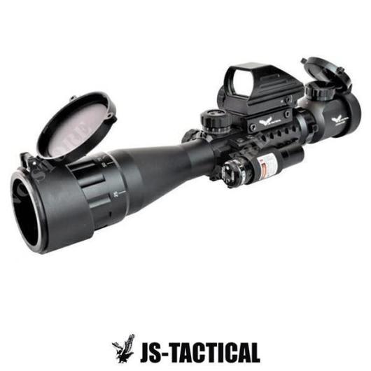 COMBO OPTIC 3-9x40 MIT RED DOT UND LASER JS-TACTICAL (JS-COMBO1)