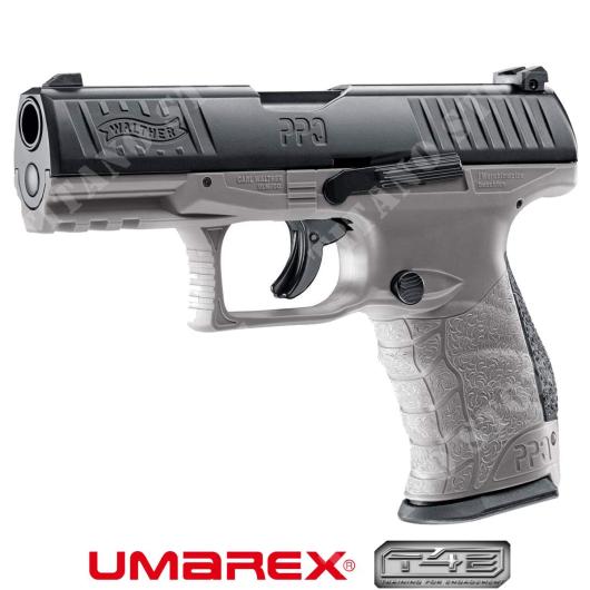 PISTOL T4E PPQ M2 GRAY .43 RB CO2 WALTHER UMAREX (2.4759)