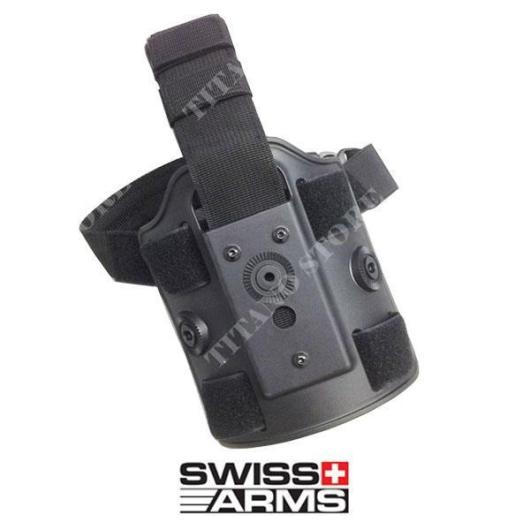 SWISS ARMS BLACK THIGH HOLSTER ATTACK (603661)