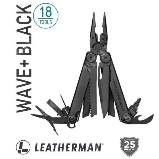 LEATHERMAN BLACK MULTIPURPOSE WAVE PLUS PLIER (LE832526)