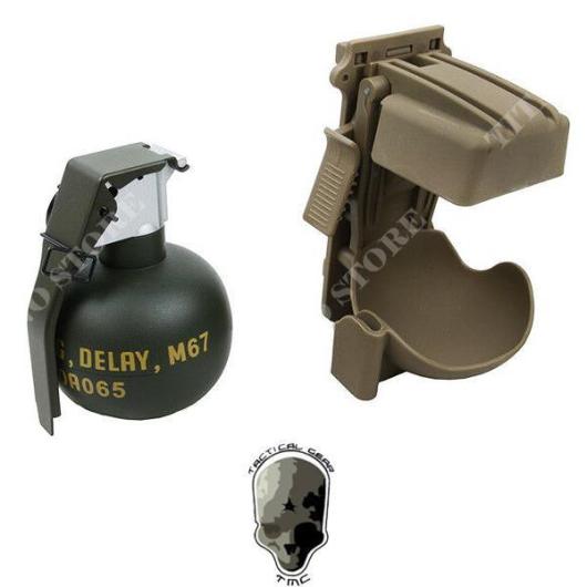 GRENADE SET M67 DUMMY WITH GRENADE POUCH COYOTE TMC (TMC3035-CB)
