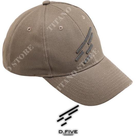 COYOTE BASEBALL CAP WITH LOGO GRAY D.FIVE (DF5-798 CT / GY)