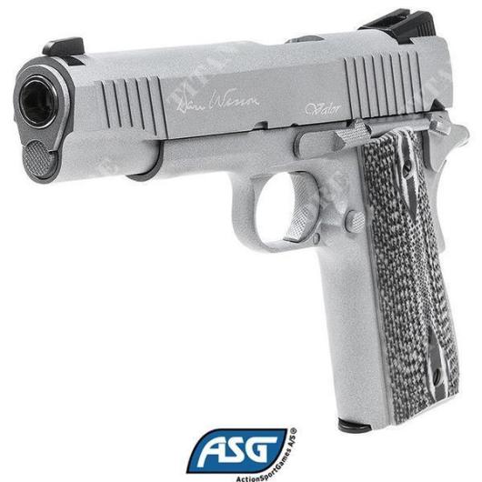PISTOLA A CO2 COLT 1911 DAN WESSON VALOR STAINLESS ASG (18528)