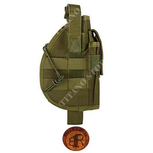 UNIVERSAL HOLSTER WITH MAGAZINE POUCH OLIVE BR1 (T64603)