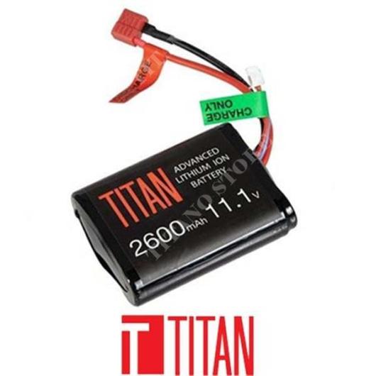 BATTERIE 11.1x2600 Li-Ion DEANS BRICK TITAN (TTN-1085)