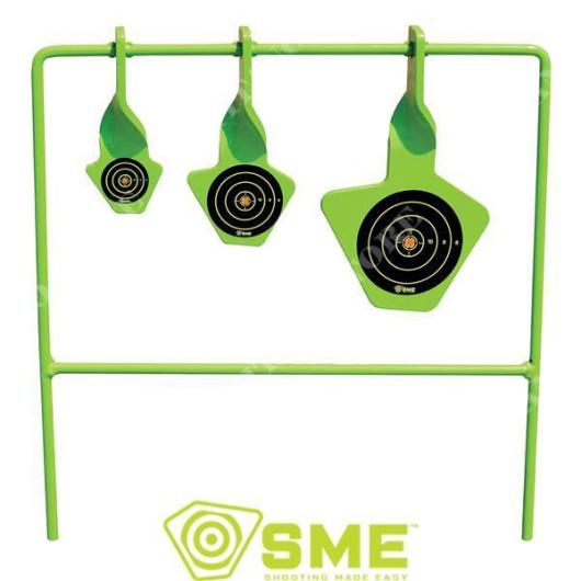 CIBLE METALLIQUE REACTIVE CAL.22 3 SHOT SME (SME-ST22FLD)