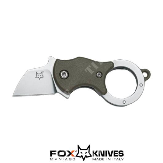 MINI-TA KARAMBIT KNIFE STAINLESS STEEL BLADE MAN. OD GREEN - FOX (FX-536 OD)
