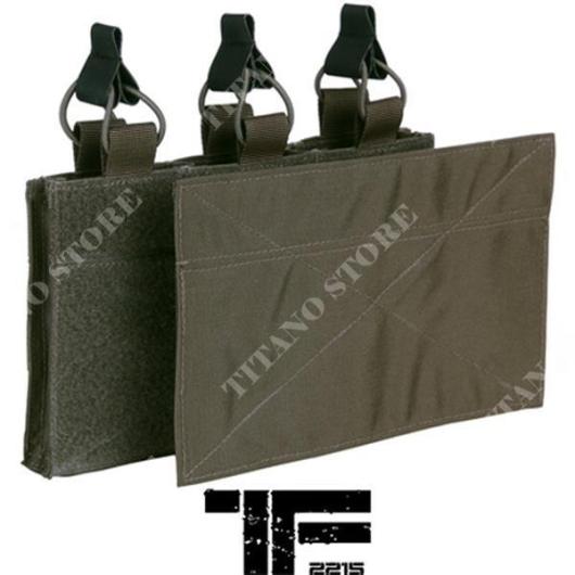 GREEN TRIPLE MAGAZINE POUCH FOR M4 TF-2215 (359546-VRD)
