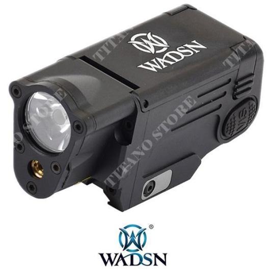 RED LASER AND BLACK LED TORCH FOR PISTOLS WADSN (WM113-B)