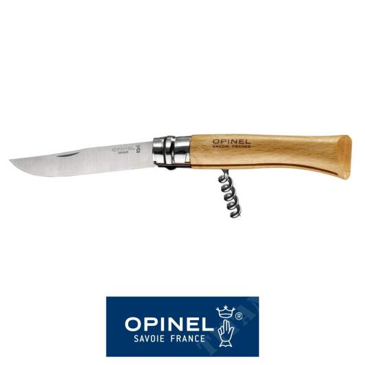 CORKSCREW-KNIFE N.10 STAINLESS STEEL OPINEL (OPN-001410)