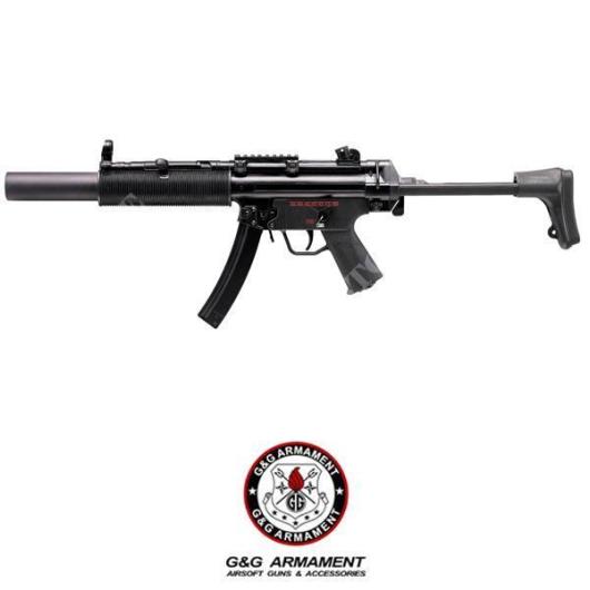 MP5 SD6 TGM Q6 AEG GT ADVANCED BLACK BLOWBACK G&amp;G (TGP-PM5-SD6-BBB-NCM)