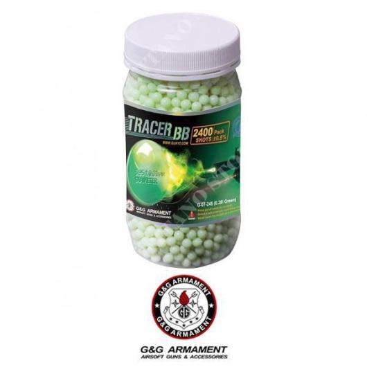 TRACER BBS 0.28G 2400 PIECES GREEN G&amp;G (G07245)